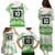 Cook Islands Marathon 2025-Pursuit in Paradise Family Matching Puletasi and Hawaiian Shirt Green Color