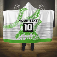 Cook Islands Marathon 2025-Pursuit in Paradise Hooded Blanket Green Color