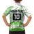 Cook Islands Marathon 2025-Pursuit in Paradise Kid Hawaiian Shirt Green Color
