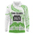 Cook Islands Marathon 2025-Pursuit in Paradise Long Sleeve Polo Shirt Green Color