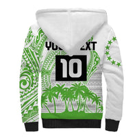 Cook Islands Marathon 2025-Pursuit in Paradise Sherpa Hoodie Green Color