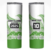 Cook Islands Marathon 2025-Pursuit in Paradise Skinny Tumbler Green Color LT03 Green - Polynesian Pride