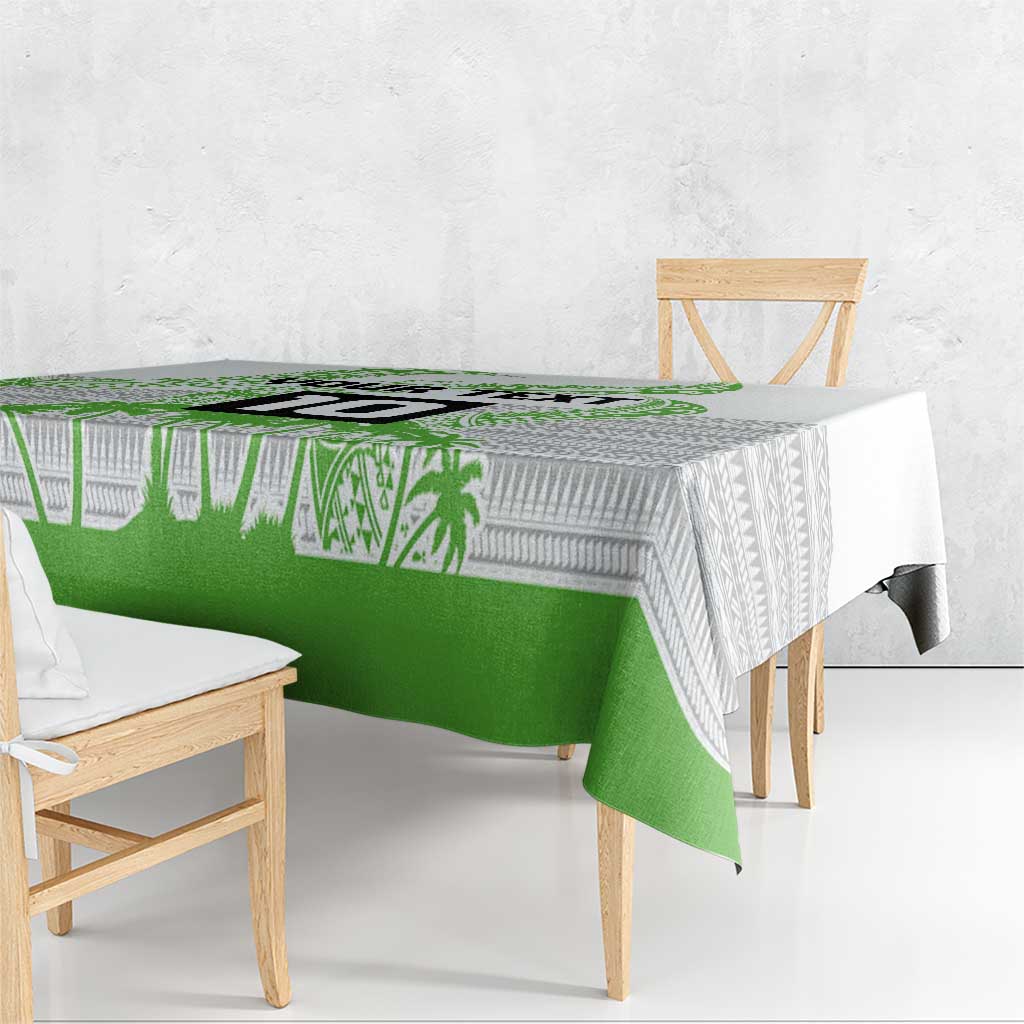 Cook Islands Marathon 2025-Pursuit in Paradise Tablecloth Green Color