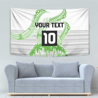 Cook Islands Marathon 2025-Pursuit in Paradise Tapestry Green Color
