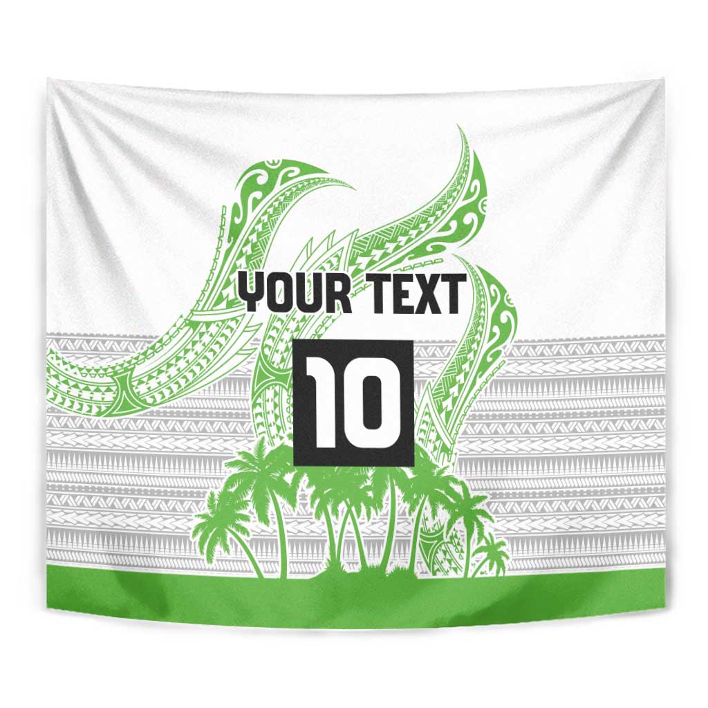 Cook Islands Marathon 2025-Pursuit in Paradise Tapestry Green Color
