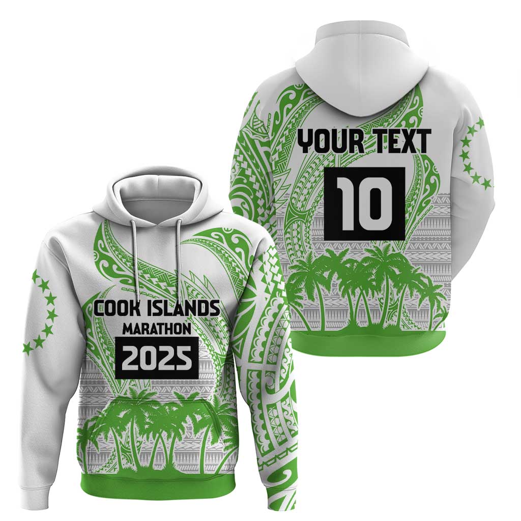 Cook Islands Marathon 2025-Pursuit in Paradise Zip Hoodie Green Color LT03 - Polynesian Pride
