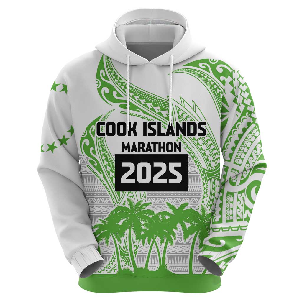 Cook Islands Marathon 2025-Pursuit in Paradise Zip Hoodie Green Color LT03 - Polynesian Pride
