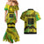 Cook Islands Marathon 2025-Pursuit in Paradise Couples Matching Mermaid Dress and Hawaiian Shirt Special Edition