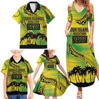 Cook Islands Marathon 2025-Pursuit in Paradise Family Matching Summer Maxi Dress and Hawaiian Shirt Special Edition LT03 - Polynesian Pride