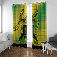 Cook Islands Marathon 2025-Pursuit in Paradise Window Curtain Special Edition