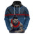 Custom Toa Samoa Rugby Zip Hoodie Samoan Warrior Ula Fala Tribal Pattern LT03