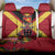 Custom Papua New Guinea Rugby Back Car Seat Cover Bird of Paradise and Hibiscus Polynesian Pattern Red Color LT03