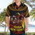 Papua New Guinea Bird-of-Paradise Hawaiian Shirt Coat of Arms and Tribal Patterns LT03 - Polynesian Pride