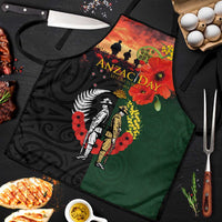New Zealand and Australia ANZAC Day Apron Lest We Forget Indigenous and Maori Pattern