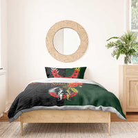 New Zealand and Australia ANZAC Day Bedding Set Lest We Forget Indigenous and Maori Pattern