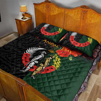New Zealand and Australia ANZAC Day Quilt Bed Set Lest We Forget Indigenous and Maori Pattern
