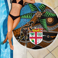 Fiji and Australia Beach Blanket Fijian and Aboriginal mix Culture