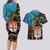 Fiji and Australia Couples Matching Long Sleeve Bodycon Dress and Hawaiian Shirt Fijian and Aboriginal mix Culture