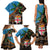 Fiji and Australia Family Matching Tank Maxi Dress and Hawaiian Shirt Fijian and Aboriginal mix Culture