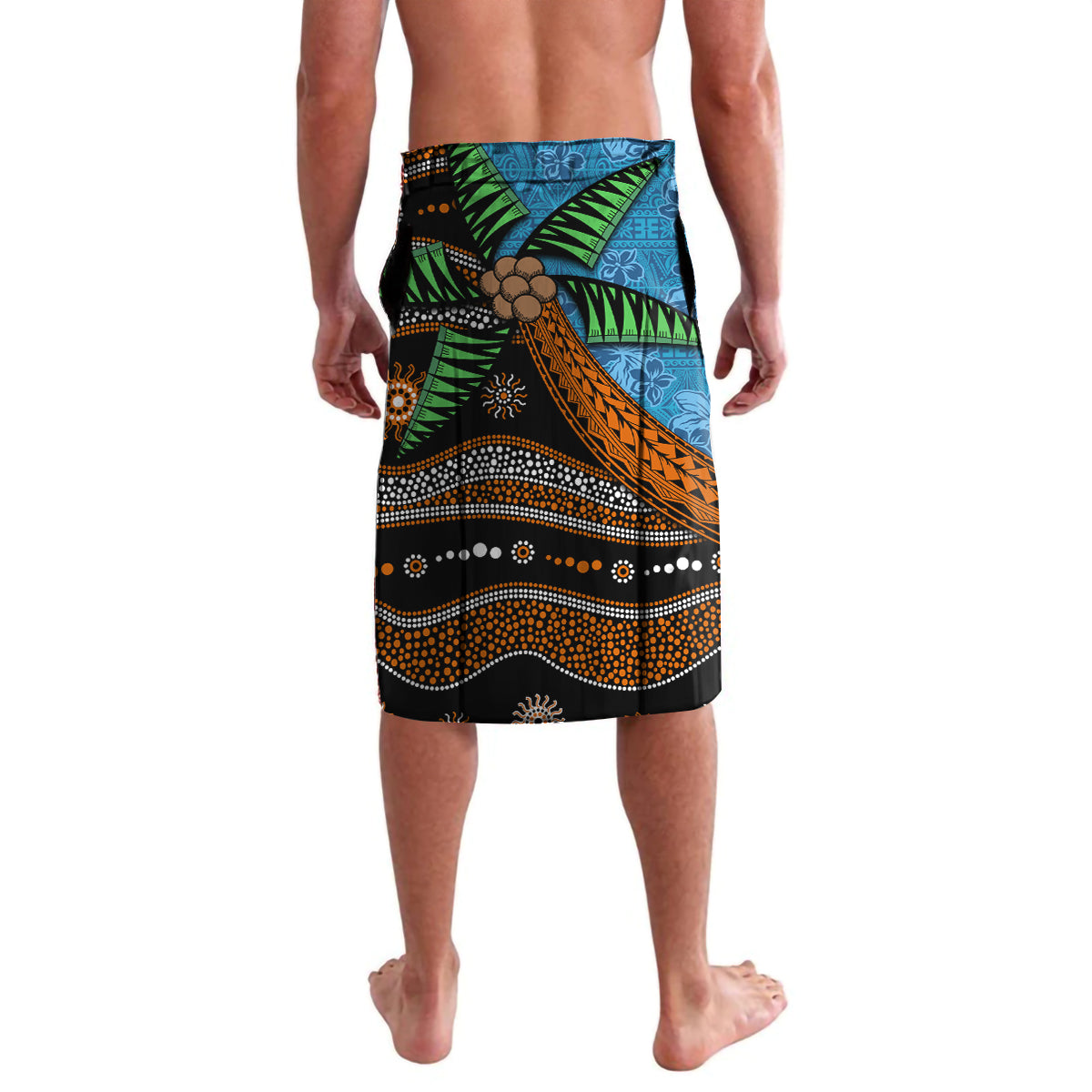 Fiji and Australia Lavalava Fijian and Aboriginal mix Culture