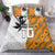 Custom Fiji and Australia Rugby Bedding Set Tapa Mix Aboriginal Pattern Half Style