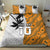 Custom Fiji and Australia Rugby Bedding Set Tapa Mix Aboriginal Pattern Half Style