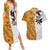Custom Fiji and Australia Rugby Couples Matching Summer Maxi Dress and Hawaiian Shirt Tapa Mix Aboriginal Pattern Half Style
