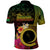 Vanuatu Independence Day Polo Shirt Sand Drawing Melanesian Vibes