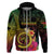 Vanuatu Independence Day Zip Hoodie Sand Drawing Melanesian Vibes