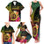 Vanuatu Selebretem 44th Indipendens Dei Family Matching Tank Maxi Dress and Hawaiian Shirt Sand Drawing Melanesian Vibes