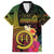Vanuatu Selebretem 44th Indipendens Dei Family Matching Tank Maxi Dress and Hawaiian Shirt Sand Drawing Melanesian Vibes