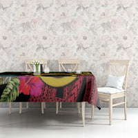 Vanuatu Selebretem 44th Indipendens Dei Tablecloth Sand Drawing Melanesian Vibes