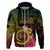 Vanuatu Selebretem 44th Indipendens Dei Zip Hoodie Sand Drawing Melanesian Vibes