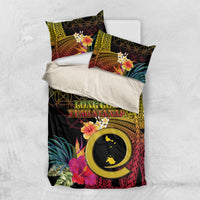 Vanuatu Shefa Day Bedding Set Sand Drawing Melanesian