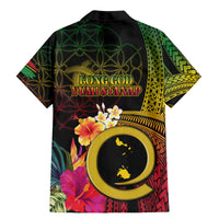 Vanuatu Shefa Day Family Matching Mermaid Dress and Hawaiian Shirt Sand Drawing Melanesian LT03 - Polynesian Pride