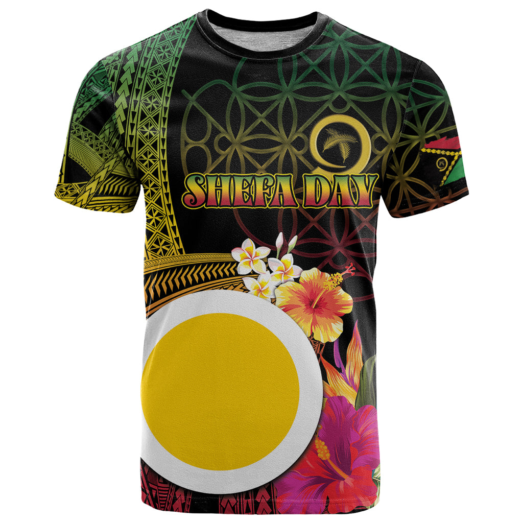 Vanuatu Shefa Day T Shirt Sand Drawing Melanesian