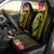 Hawaiian Reggae Music Car Seat Cover Jamaica Singer Tribal Polynesian and Hibiscus