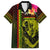 Hawaiian Reggae Music Hawaiian Shirt Jamaica Singer Tribal Polynesian and Hibiscus