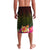 Hawaiian Reggae Music Lavalava Jamaica Singer Tribal Polynesian and Hibiscus