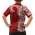 Aloha Polynesian Plumeria Flower Hawaiian Shirt Red Color