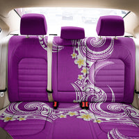 Aloha Polynesian Plumeria Flower Back Car Seat Cover Purple Color LT03 - Polynesian Pride