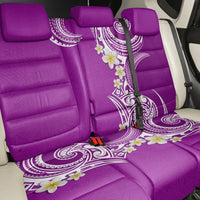 Aloha Polynesian Plumeria Flower Back Car Seat Cover Purple Color LT03 - Polynesian Pride