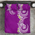 Aloha Polynesian Plumeria Flower Bedding Set Purple Color