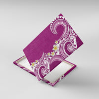 Aloha Polynesian Plumeria Flower Canvas Wall Art Pink Color