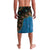 Fiji Palm Tree and Australia Kangaroo Lavalava Aboriginal Mix Tapa Pattern