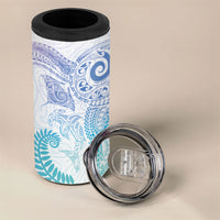 Aotearoa Maori Sea Animals Tribal 4 in 1 Can Cooler Tumbler Manta Ray and Shark Moko Pattern Sweet Pastel LT03 - Polynesian Pride