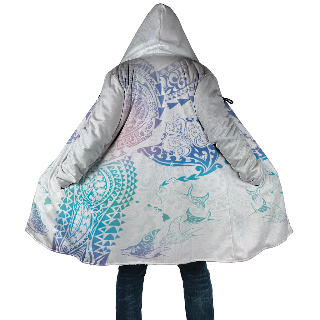 Hawaiian Manta Ray Tribal Cloak Polynesian Art Motifs Sweet Pastel
