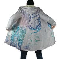 Hawaiian Manta Ray Tribal Cloak Polynesian Art Motifs Sweet Pastel