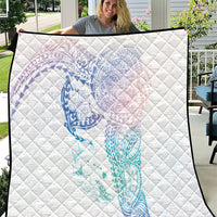 Hawaiian Manta Ray Tribal Quilt Polynesian Art Motifs Sweet Pastel