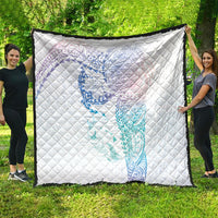 Hawaiian Manta Ray Tribal Quilt Polynesian Art Motifs Sweet Pastel